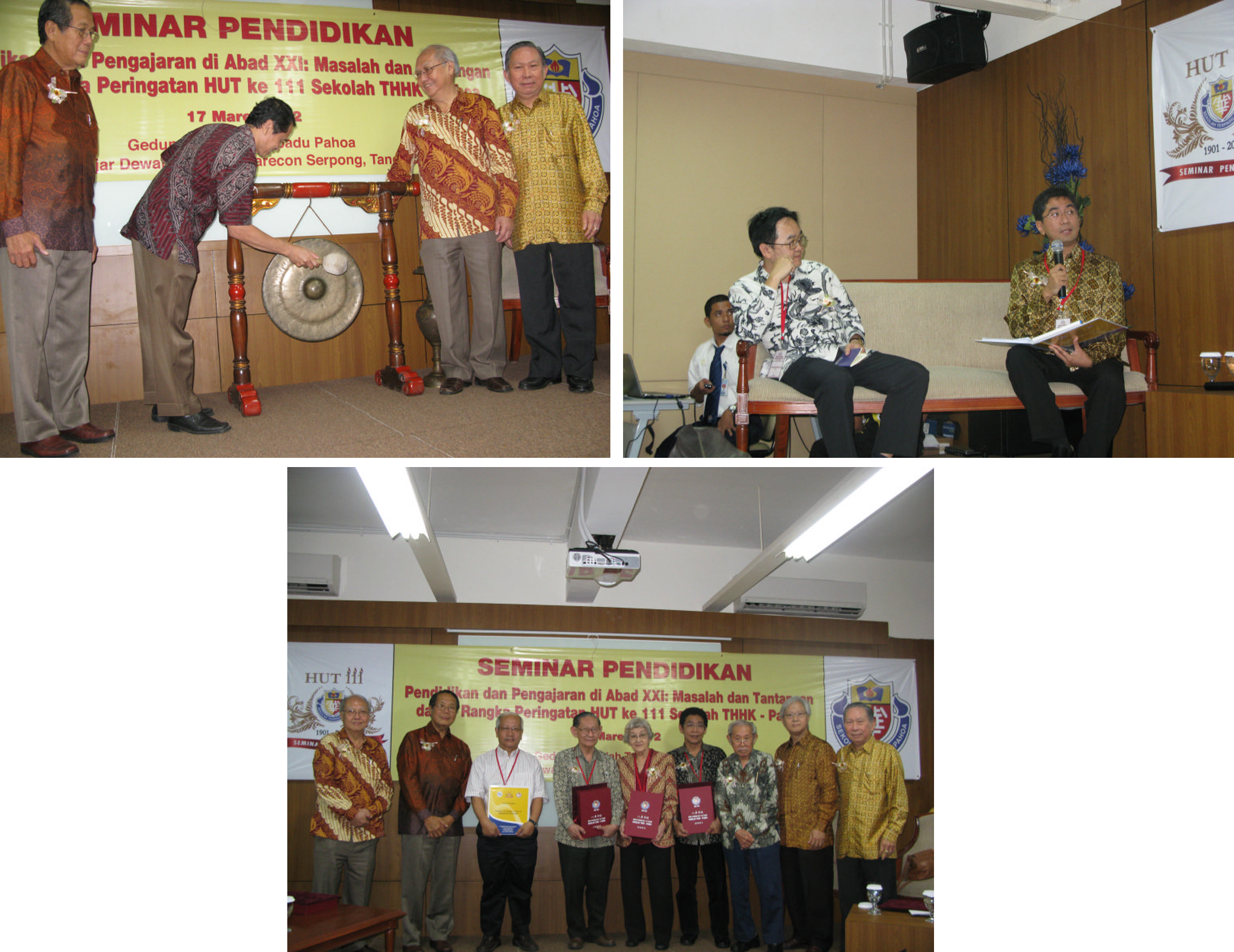 Seminar Pendidikan Dalam Rangka HUT Pahoa Ke-111 Sekolah Terpadu Pahoa